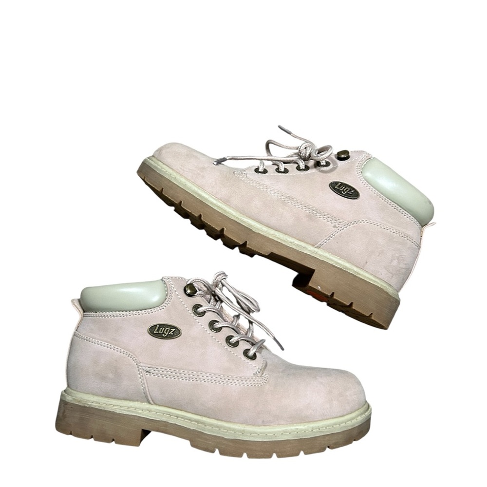 Lugz Women’s Boots – Size 7 – Light Pink Ankle Work Boot‎ Memory Foam